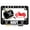 Black - black/white, variant on [Officially Licensed Product] - Motorcycle Metal License Plate Frame with America's Navy Design - Black, b/w