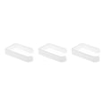 thumbnail image 1 of Guardoinrt Paper Holder Acrylic Bathroom Self-adhesive Organizer Rack Punchless Hanger with Stickers Household Modern Roll White 3Set, 1 of 6