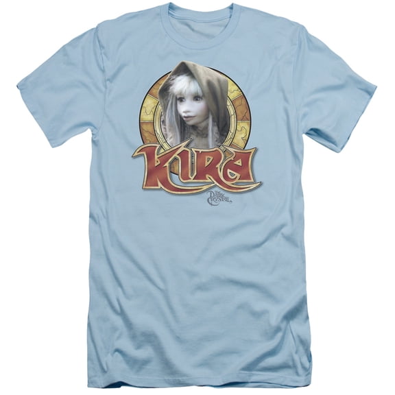 Dark Crystal/Kira Circle S/S Adult 30/1 T-Shirt Light Blue