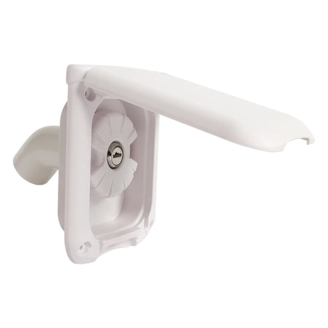 Motorhome Lockable Leakproof Fresh Water Inlet Hatch RV Accessory Square With Two Keys Pressure Filling Port Hatch Cover ,Easy Operate