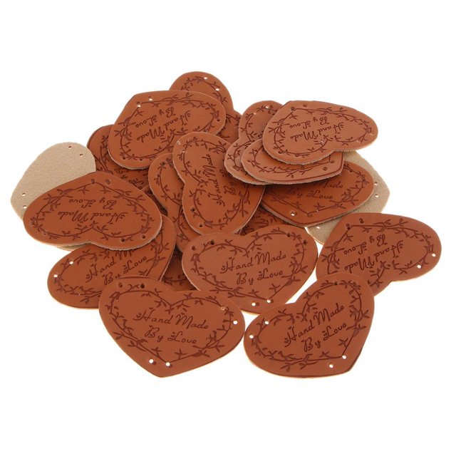 Leather Clothes Tags Labels Apparel Accessories B B B