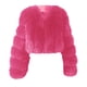thumbnail image 2 of Chaquetas y abrigos casuales de manga larga sin capucha para mujer, de talla grande, de invierno, cálidos, holgados, con cuello alto, de felpa y pelo, de poliéster., 2 of 4