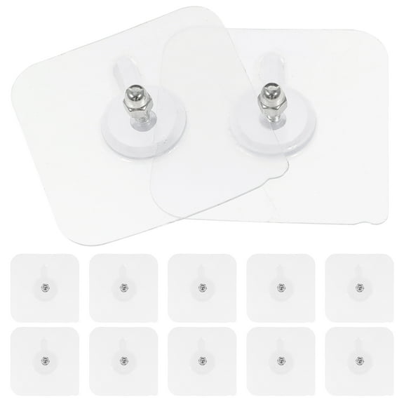 12pcs Adhesive Wall Hooks for Home Sticky Screw and Towel Hooks for Door and Wall Storage