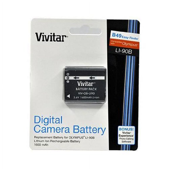 Vivitar LI-92 Battery for Olympus TOUGH TG-1 & TG-2, TG3 & SH50 Digital Camera