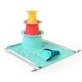 thumbnail image 1 of Quut Beach Set Alto - Sandcastle Building Toy with Rake and Digger - Stackable Design - Ergonomic & Durable Plastic - Ages 3+ - Create Strong Structures - Includes Practical Quick-Drying Beach Bag, 1 of 3