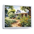 thumbnail image 2 of Designart "Oasis in the Farmhouse Frontyard II" Farm Floater Framed Canvas Wall Art, 2 of 7