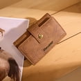 thumbnail image 4 of Montana West Women's Wallets RFID Embossed Floral Trifold Wallet, Brown, 4 of 6