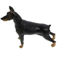 thumbnail image 4 of HEMOTON Simulated Doberman Pinscher Lifelike Dog Statue Child 16.30X15.20X4.80CM Black, 4 of 8