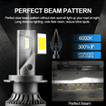 thumbnail image 3 of Super Bright Spotlight Car Light H11/H9/H8 LED Headlight Bulb, Super Bright LED Headlight Conversion Kit 6500K Cool WhiteVinsniv, 3 of 4