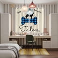 thumbnail image 6 of Curtains 84 Inches Long 2 Panels, Blue Black Buffalo Checkered Grommets Window Treatment Curtain, Bones Cute Dogs Pets Thermal Curtains Drapes for Living Room/Bathroom, 6 of 9