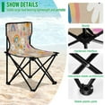 thumbnail image 4 of BZSMCE Camping Chairs Modern Rainbow Dream Pattern Folding chair, 4 of 8