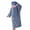 Blue, variant on Funky Big Mouth Monster Pajamas for Adults, Plush Hooded One-Piece Pajamas, Cozy Sleepwear Loungewear Outfit for Halloween Costume Parties and Relaxing Home