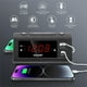 thumbnail image 4 of Reloj despertador Sharp Super Fast USB-C con carga para 2 alarmas, color negro, 4 of 7