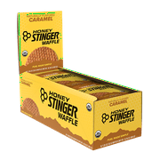 Honey Stinger Organic Energy Waffles, Caramel, 16 Ct