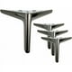 thumbnail image 1 of Patas para muebles CHAO Juego de 4 patas triangulares de titanio negro, 1 of 5