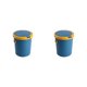thumbnail image 3 of Toystoory PP Revoluciona tu rutina de limpieza con nuestros botes de basura con tapa: suministros de limpieza de diseño duradero y fácil de azul trompeta 2piezas, 3 of 6
