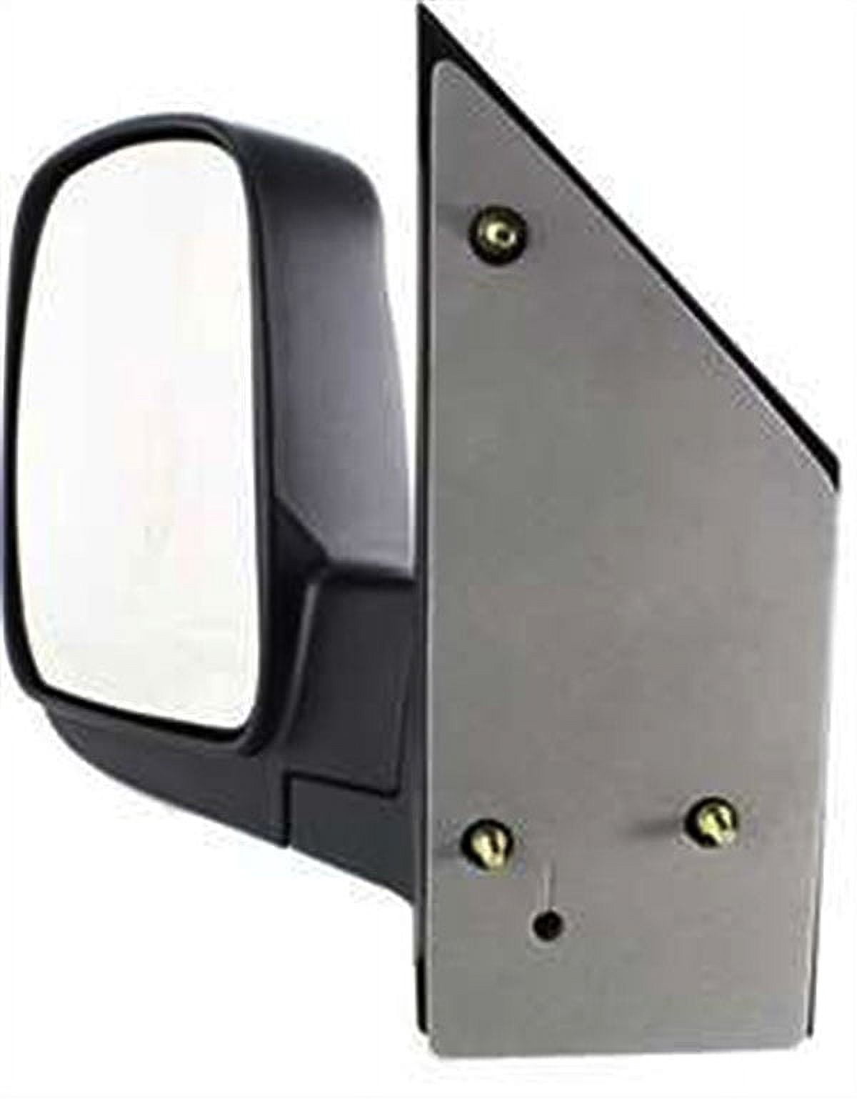 Mirror Compatible With 2003-2007 GMC Savana 2500 Chevrolet Express 3500 Left Driver Side Textured Black Kool-Vue