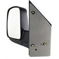 thumbnail image 2 of Mirror Compatible With 2003-2007 GMC Savana 2500 Chevrolet Express 3500 Left Driver Side Textured Black Kool-Vue, 2 of 6
