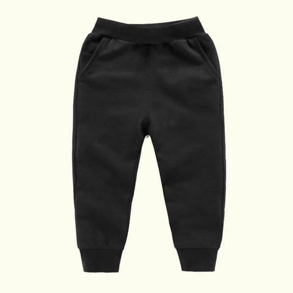 uublik Newborn Infant Baby Boys Girls Cargo Pants Soft Elastic Waist Solid Colour with Pockets Jogger Cargo Pants