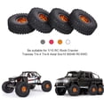 thumbnail image 3 of Yeacher 4PCS 1.9in Crawler RC Rubber Tires with Metal Rim for 1/10 RC Rock Crawler, 3 of 8