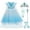 Blue Dress with Accessories, variant on Girls Birthday Party Outfits Princess Dress Up Halloween Costume Cosplay Role Play Clothes