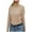 Khaki, variant on IROINNID Womens Sweater Turtleneck Pullover Sweater Solid Color Loose Mid-Length Long Sleeve Sweater Top Sweater