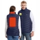 thumbnail image 1 of Chaquetas y abrigos casuales sin mangas y sin capucha, de talla grande, para hombre y mujer. 2 chaquetas térmicas de invierno para mujer., 1 of 7