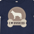 thumbnail image 4 of Inktastic Husky Dog I Love Huskies Boys or Girls Baby T-Shirt, 4 of 5