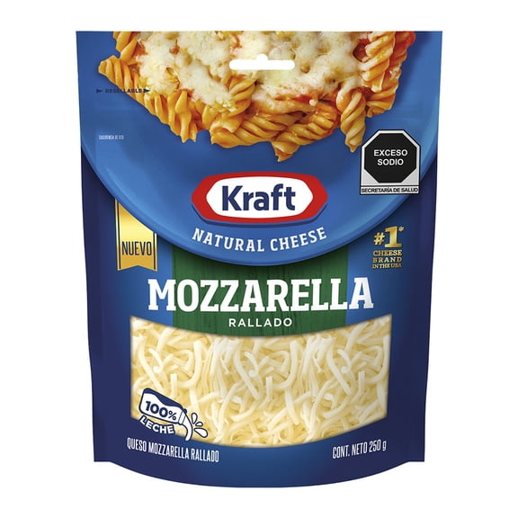 Queso Mozzarella Kraft Rallado 250g