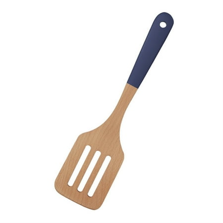 

Farfi Fried Spatula Long Handle Heat Resistant Non-stick Beech Wooden Cooking Rice Spatula Soup Spoon for Kitchen (Type 2)
