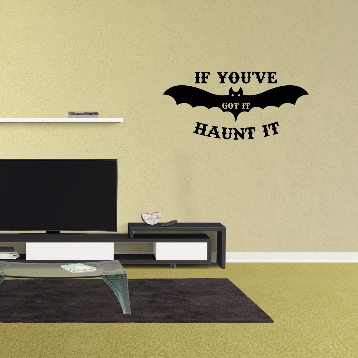 Design with Vinyl US V JER 3083 2A Top Selling Decals Happy Halloween Wall Art Size 12 x 30 12 Inches X 30 Inches Color Black Design with Vinyl US V JER 3083 2A Top Selling Decals Happy Halloween Wall Art Size 12 x 30 12 Inches X 30 Inches Color Black