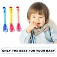 thumbnail image 5 of AMERTEER Temperature Sensing fork for Kids Boys Girls Silicone fork Feeding Baby fork Toddler Flatware, 5 of 5