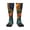 1 Black, variant on Abstract Tree Castle Pattern Women’s Knee High Crew Socks,Trouser Socks Comfortable, Breathable, Moisture-Wicking and Soft