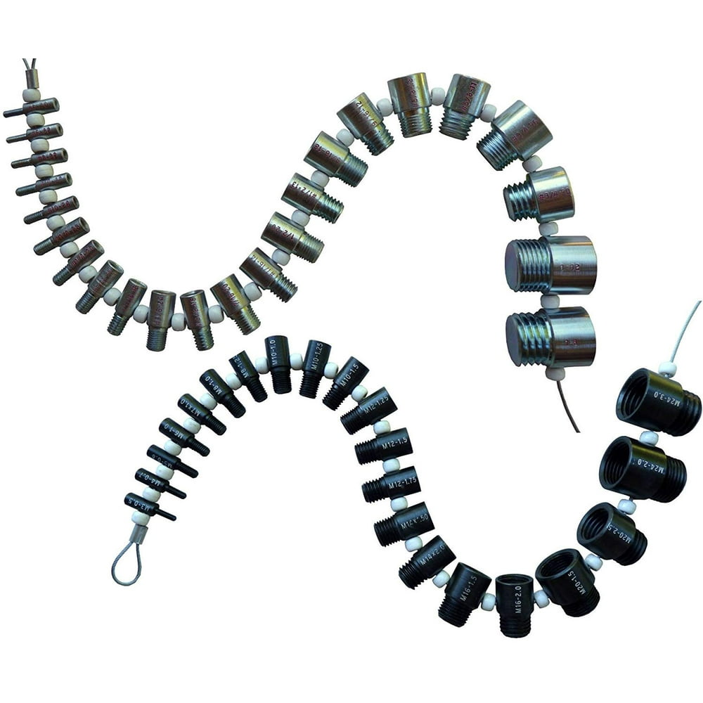 Nut and Bolt Thread Checker SAE/Inch and Metric Set)