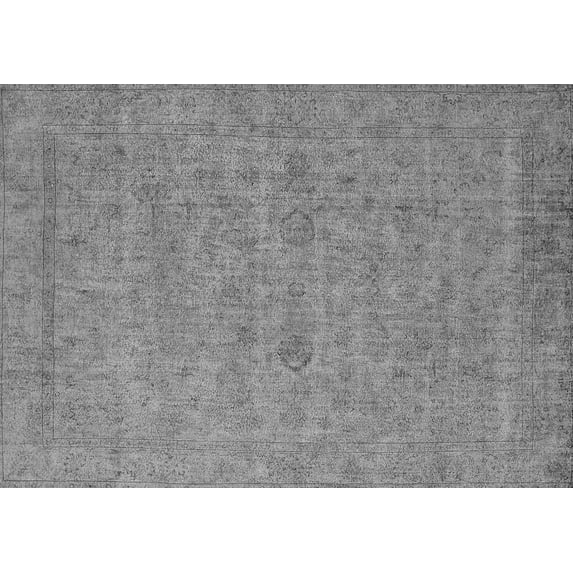 Ahgly Company Indoor Rectangle Oriental Gray Industrial Area Rugs, 3' x 5'
