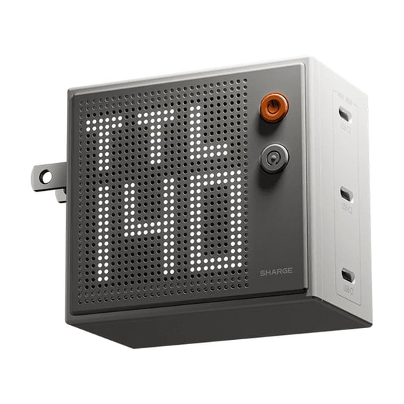 Cargador Sharge Pixel 140W GaN con Pantalla de Matriz