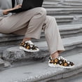 thumbnail image 4 of COEQINE Women Halloween Running Shoes White Sole Sneakers Hiking Casual Training Athletic Shoes Fitness Footwear, Funny Witch Ghost Pumpkin Bat, 4 of 7