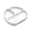 Marble, variant on Bumkins Baby and Toddler Silicone Grip Dish, Kids Plate for Ages 6 months+ in Gray
