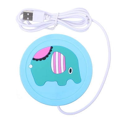 USB Cute Home Office Insulation Cup Pad Heat Heater Milk Tea Coffee Mug Warmer