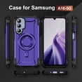 thumbnail image 5 of TECH CIRCLE for Galaxy A16 5G (SM-A166) Hard Phone Case 6.7" 2024, Plastic Shell Protective Magnetic Back Cover with Kickstand, Compatible with MagSafe Accessories, Lightweight Sturdy Case, Purple, 5 of 8