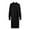 Black, variant on SwiftWear Women's Casual Knit Long Sleeve Dress Freesize Fall/Spring High Neck Dresses Casual Office & Weekend Wear​