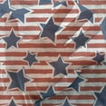 thumbnail image 3 of 4th of July Tulle Curtains with Rod Pocket, Flag of the America with Stars and Stripes Pattern Old Glory, Sheer Drape for Wedding Party 2 Panels, 7 Sizes, Cobalt Blue Vermilion, by Ambesonne, 3 of 3