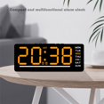 thumbnail image 3 of Multifunction LED Digital Alarm Clock with Temperature Display​​ - ​​Auto-DST Adjustment & Dual Power (USB/Battery)​​ | ​​Adjustable Brightness Night Light​​ for Bedroom/Office, 3 of 6