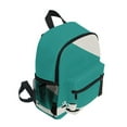 thumbnail image 2 of FORMRS School Backpack with Front Zippered Pocket 12" Student Travel Daypack, Black Cat and Coffee, 2 of 6