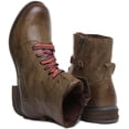 thumbnail image 4 of Josef Seibel Sanja 04 Women's Lace Up Leather Ankle Boot With Side Zip In Olive Size 10, 4 of 6