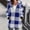 Blue, variant on Dxzfnsa Plaid Jackets for Women Fashion Womens Warm Fleece Hooded Coats Casual Plus Size Jackets with Pockets Winter Zipper Long Sleeve Outerwear