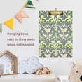 thumbnail image 4 of FORMRS Acrylic Clipboard with Low Profile Clip Standard A4 Letter Size, 12.5" x 9", Beige Floral, 4 of 8