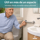 thumbnail image 3 of Barra Seguridad Baño 12 pulgadas (31cm) Acero Inoxidable Agarradera para Ducha Antiderrapante para Adulto Mayor, 3 of 12