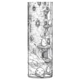 thumbnail image 6 of Line Art Tree House Plastic Vase 11.8'' x 3.9'' Transparent Non Breakable Decorative for Family, 6 of 6