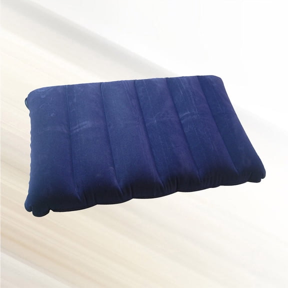 Toyvian Inflatable Air Travel Pillow Made of PVC, Lightweight, Portable, Comfortable Neck Support for Travel, 1 Piece